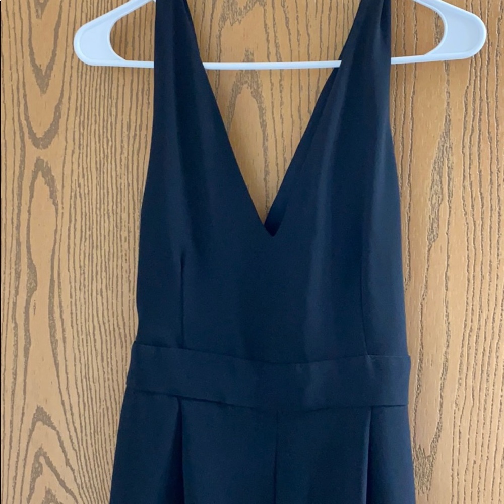 Wide leg romper